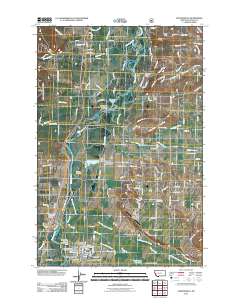Stevensville 2011 topographic map thumbnail