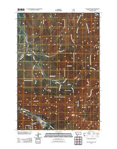 Enos Mountain 2011 topographic map thumbnail