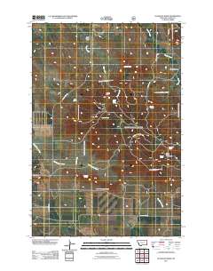 Stagville Draw 2011 topographic map thumbnail