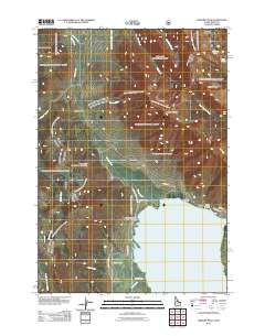 Targhee Peak 2011 topographic map thumbnail