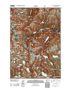 Silver Run Peak 2011 topographic map thumbnail