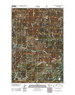 West Fork Butte 2011 topographic map thumbnail