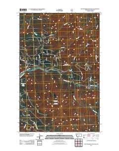 Spotted Bear Mountain 2011 topographic map thumbnail