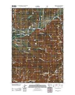Swede Gulch 2011 topographic map thumbnail