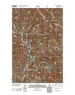 Taylor Peak 2011 topographic map thumbnail