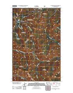 Tuchuck Mountain 2011 topographic map thumbnail