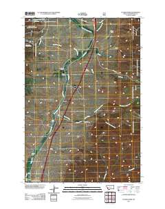 Tucker Creek 2011 topographic map thumbnail