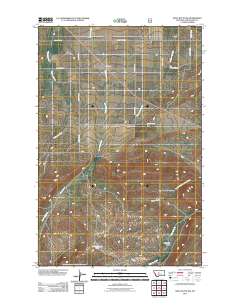 Wolf Butte NW 2011 topographic map thumbnail