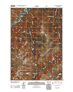Sylvan Peak 2011 topographic map thumbnail