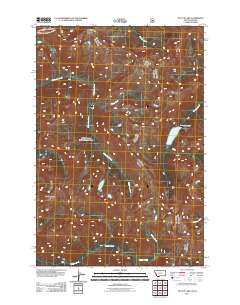 Tin Cup Lake 2011 topographic map thumbnail