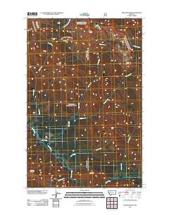 Trap Mountain 2011 topographic map thumbnail