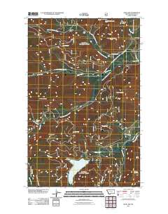 Spar Lake 2011 topographic map thumbnail