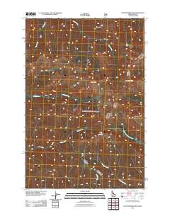 Watchtower Peak 2011 topographic map thumbnail