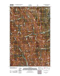 Walling Reef 2011 topographic map thumbnail