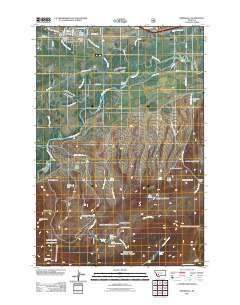 Whitehall 2011 topographic map thumbnail