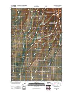 Yaple Bench 2011 topographic map thumbnail