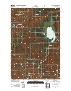 Whitetail Peak 2011 topographic map thumbnail