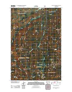 Whetstone Ridge 2011 topographic map thumbnail