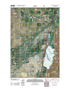 Warm Springs 2011 topographic map thumbnail