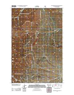 Woodhurst Mountain 2011 topographic map thumbnail