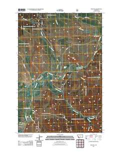 Pine Hill 2011 topographic map thumbnail