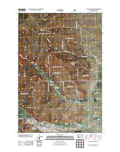 Anaconda North 2011 topographic map thumbnail