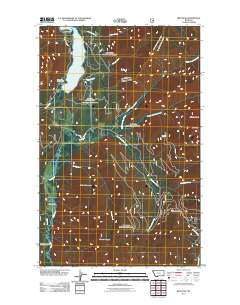Ibex Peak 2011 topographic map thumbnail
