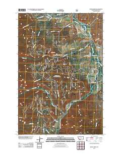 Burnt Ridge 2011 topographic map thumbnail