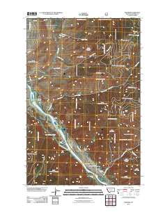 Paradise 2011 topographic map thumbnail