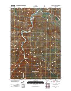 Bear Trap Creek 2011 topographic map thumbnail