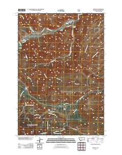 Beehive 2011 topographic map thumbnail