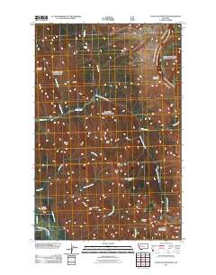 Haystack Mountain 2011 topographic map thumbnail