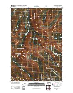 Mount Evans 2011 topographic map thumbnail