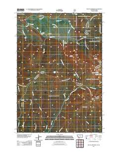 Mount Jefferson 2011 topographic map thumbnail