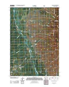 Fox Gulch 2011 topographic map thumbnail