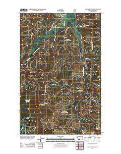 Ashley Mountain 2011 topographic map thumbnail