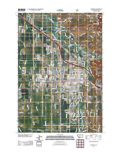 Bozeman 2011 topographic map thumbnail