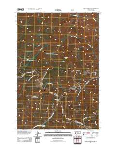 Horse Creek Pass 2011 topographic map thumbnail