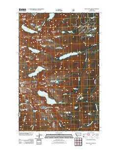 Gray Wolf Lake 2011 topographic map thumbnail