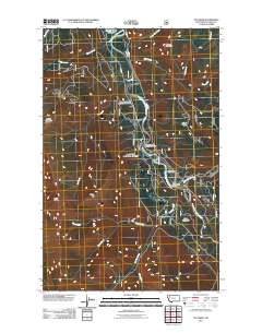 Tin Creek 2011 topographic map thumbnail