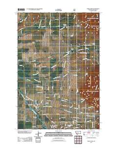 Miser Creek 2011 topographic map thumbnail