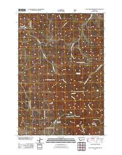 Cook Creek Reservoir 2011 topographic map thumbnail