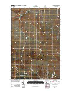 B K Ranch 2011 topographic map thumbnail