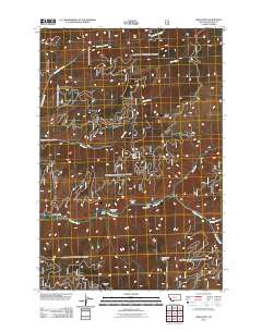Gird Point 2011 topographic map thumbnail