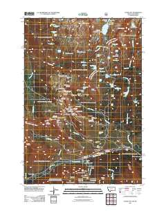 Cooke City 2011 topographic map thumbnail