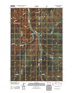 Divide Lake 2011 topographic map thumbnail