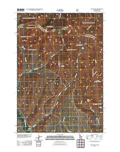 Edie Creek 2011 topographic map thumbnail