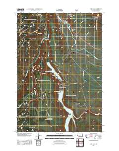 Cliff Lake 2011 topographic map thumbnail