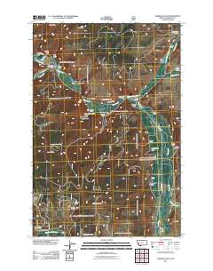 Cornish Gulch 2011 topographic map thumbnail