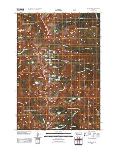 Hilgard Peak 2011 topographic map thumbnail